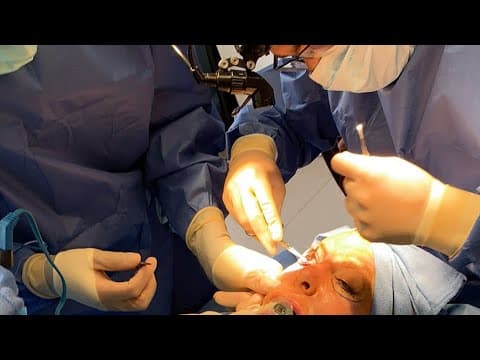 Watch a eyelid surgery for women procedure video