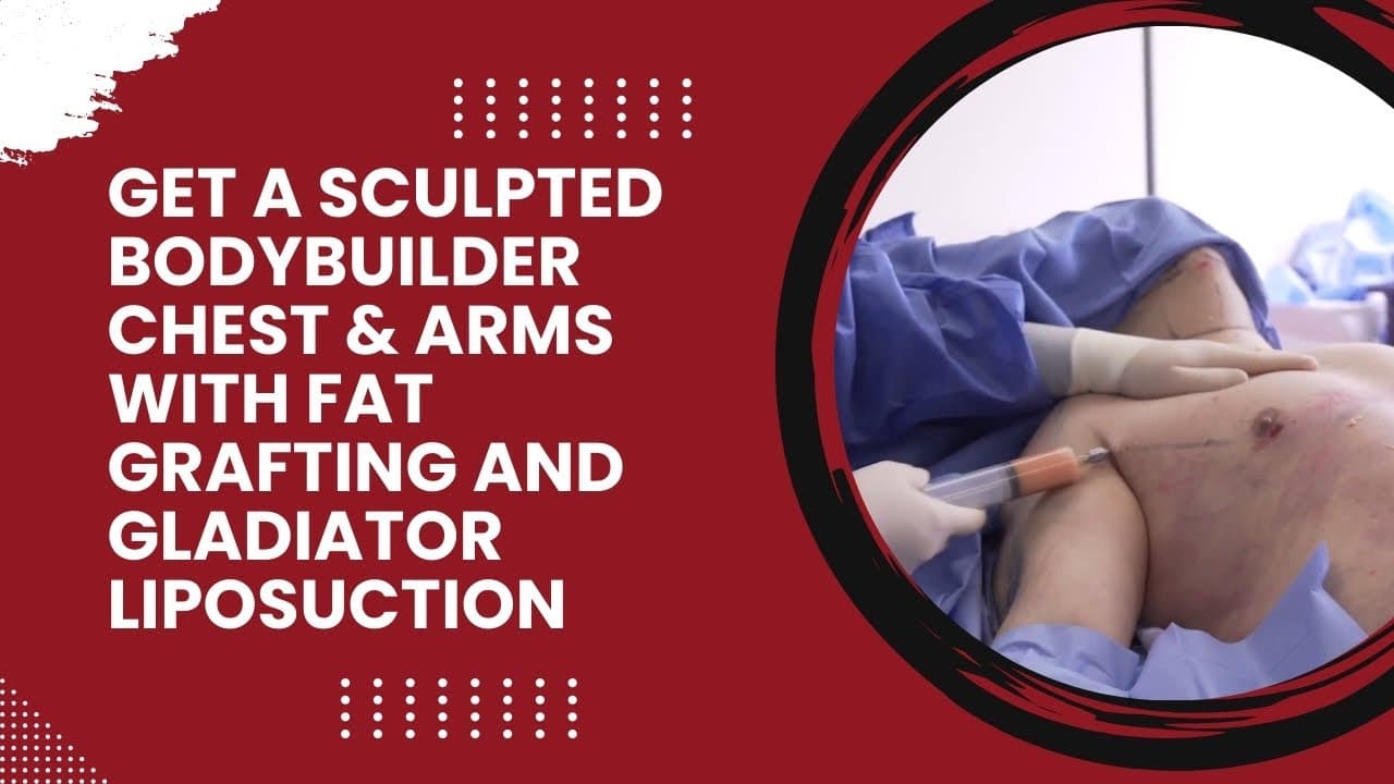 Watch a autologous fat grafting provides permanent volumization, shaping, sculpting, and muscular definition enhancements procedure video